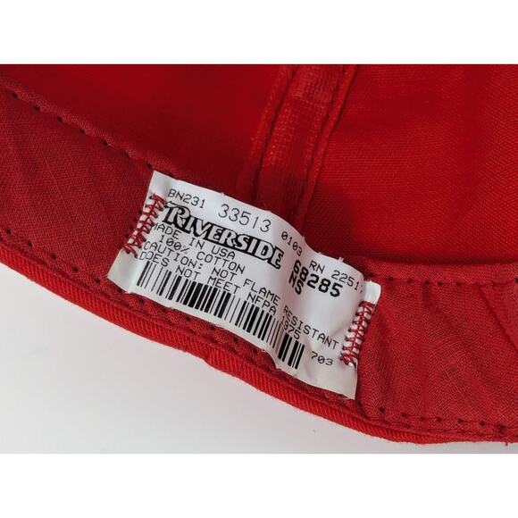 Vintage Riverside Coca-Cola Logo Cap Red Black OS - Picture 7 of 9
